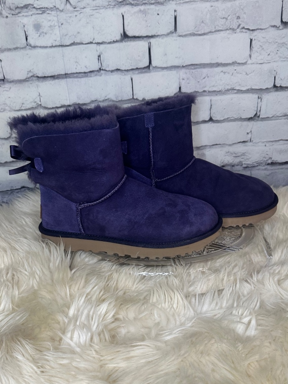 UGG Australia UGG Mini Balley Bow Boot Color Purple Size 8